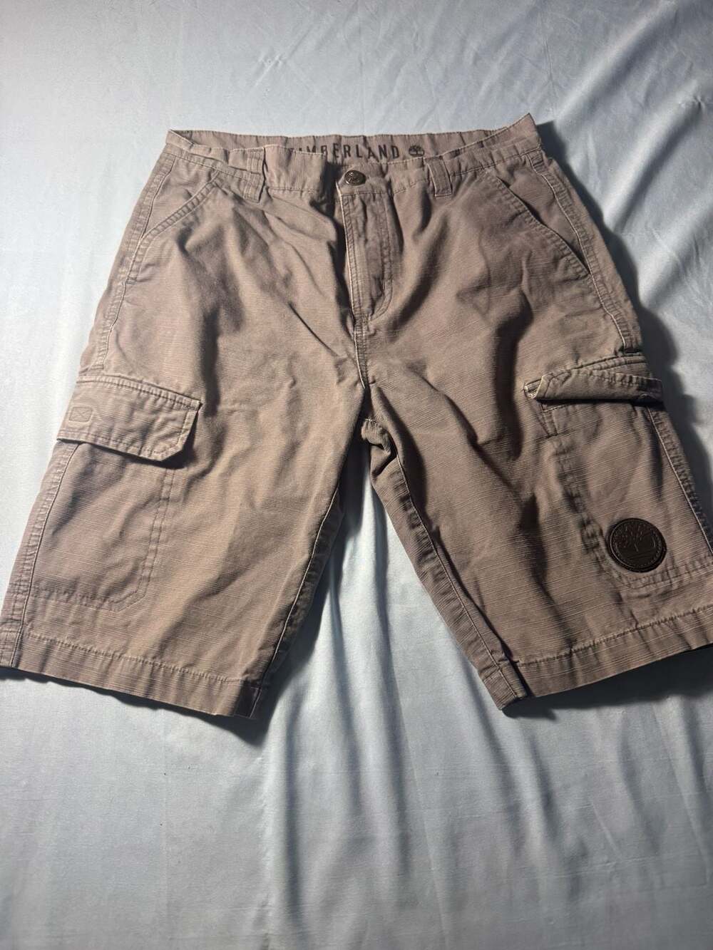 Timberland Ripstop Cargo Shorts gray Size 16